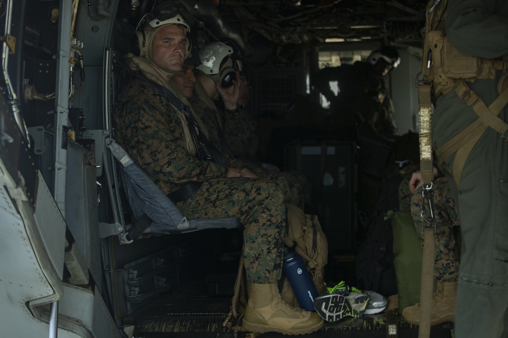 31st MEU Marines, Sailors and USS Wasp Sailors set out to conduct Humanitarian Assistance Surveillance