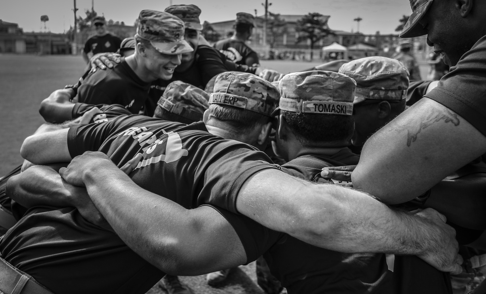 CBRN Soldiers March Together