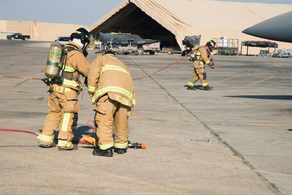 332nd ECES completes firefighter exercise