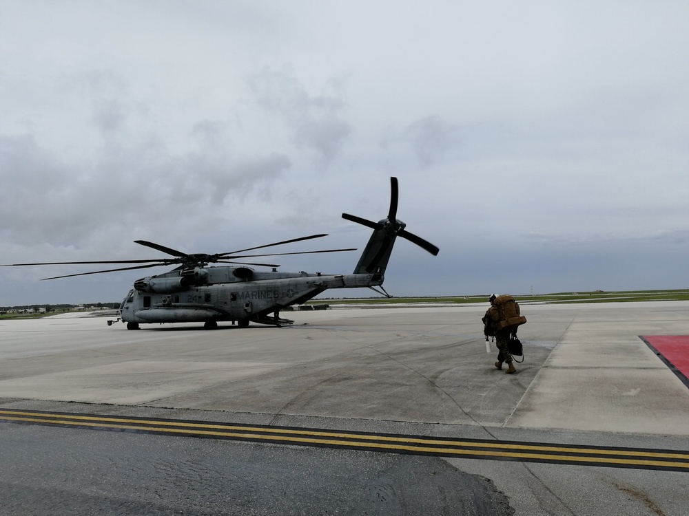 31st MEU HAST inserts, prepares to support local and federal agencies in Guam and the CNMI following Typhoon Mangkhut
