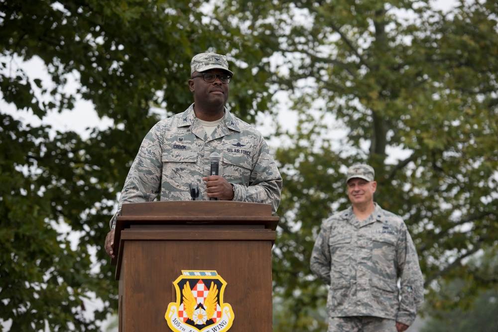105th AW Airmen hold 9/11 remembrance