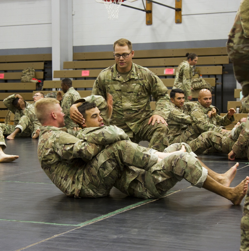 army basic training combatives