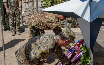Resolute Support Commander visits Camp Arena on 9/11