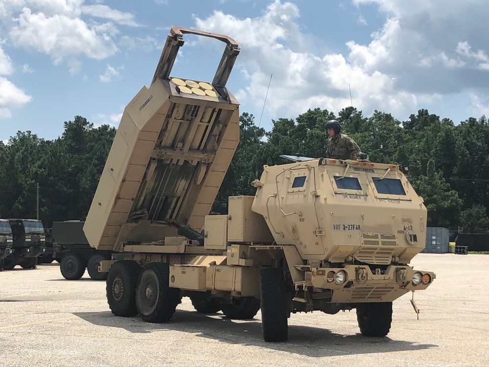 HIMARS performing a dry run with V8 software