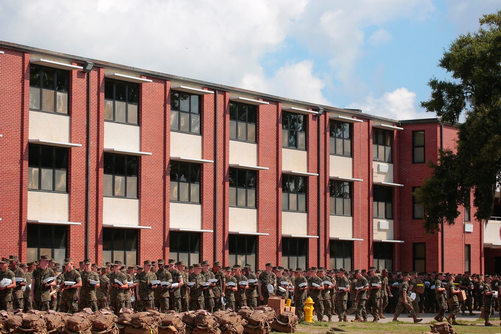 MCRD Parris Island Makes Evacuation Preparations