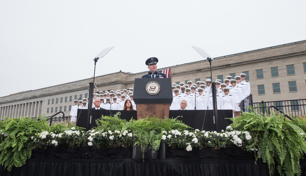 Sept. 11 Pentagon Memorial Observance Ceremony