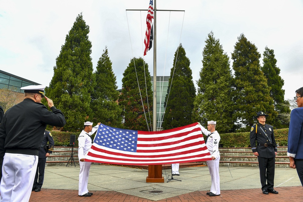 Naval Station Everett Holds 9/11 Memorial Ceremony