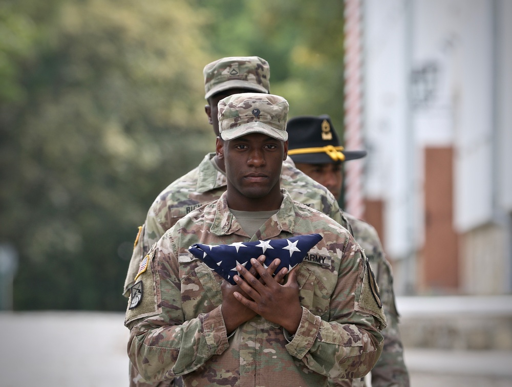 91st Brigade Engineer Battalion Soldiers in Poland Commemorate 9/11