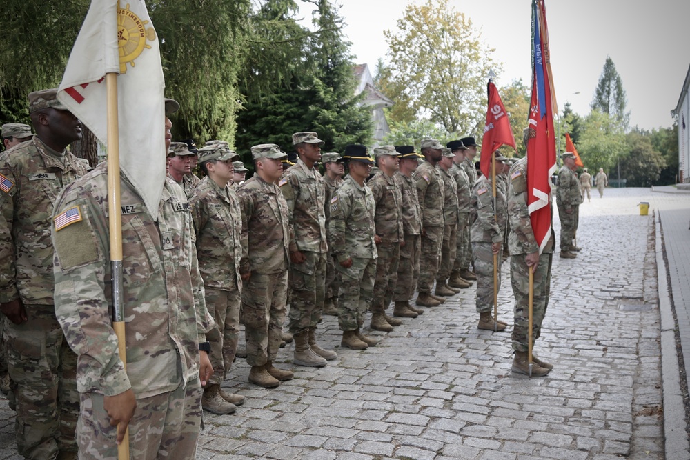 91st Brigade Engineer Battalion Soldiers in Poland Commemorate 9/11