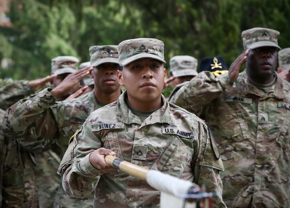 91st Brigade Engineer Battalion Soldiers in Poland Commemorate 9/11