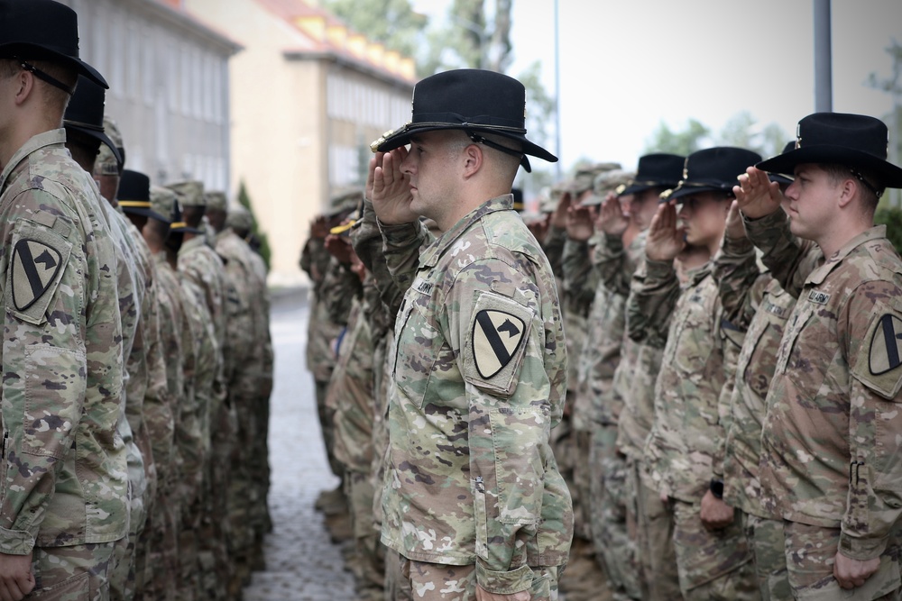 91st Brigade Engineer Battalion Soldiers in Poland Commemorate 9/11