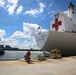 USNS Comfort Evacuates