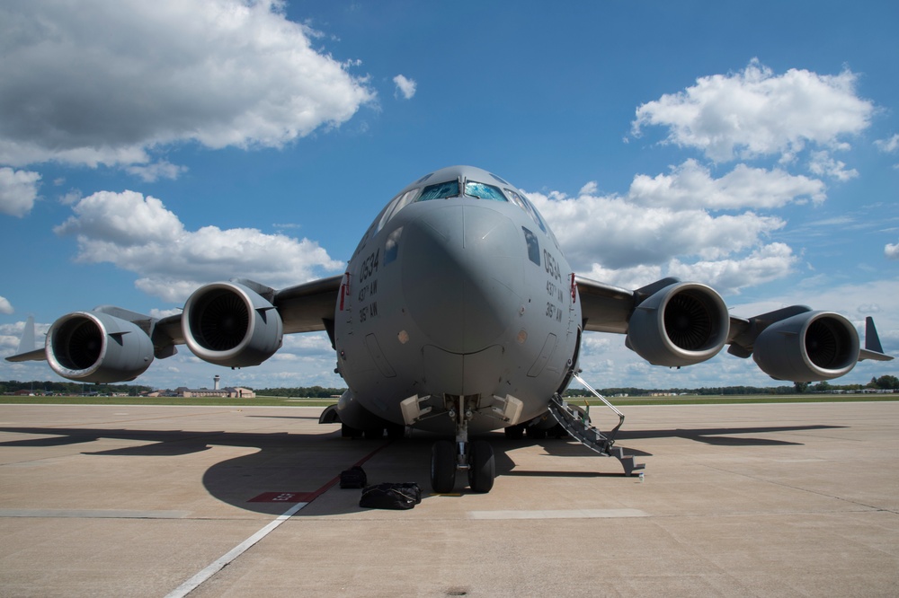 Scott AFB hosts Hurricane Florence evac efforts