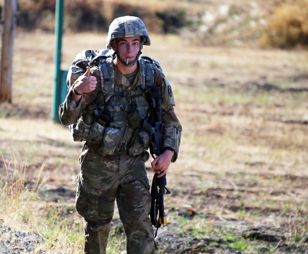 Washington Army National Guard soldiers take part in the 2018 Best Warrior Competition