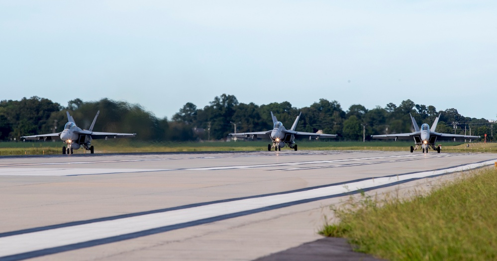 Strike Fighter Squadrons Prepare to Evacuate in Anticipation of Hurricane Florence