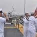 Bonhomme Richard Conducts Morning Colors on Sept. 11