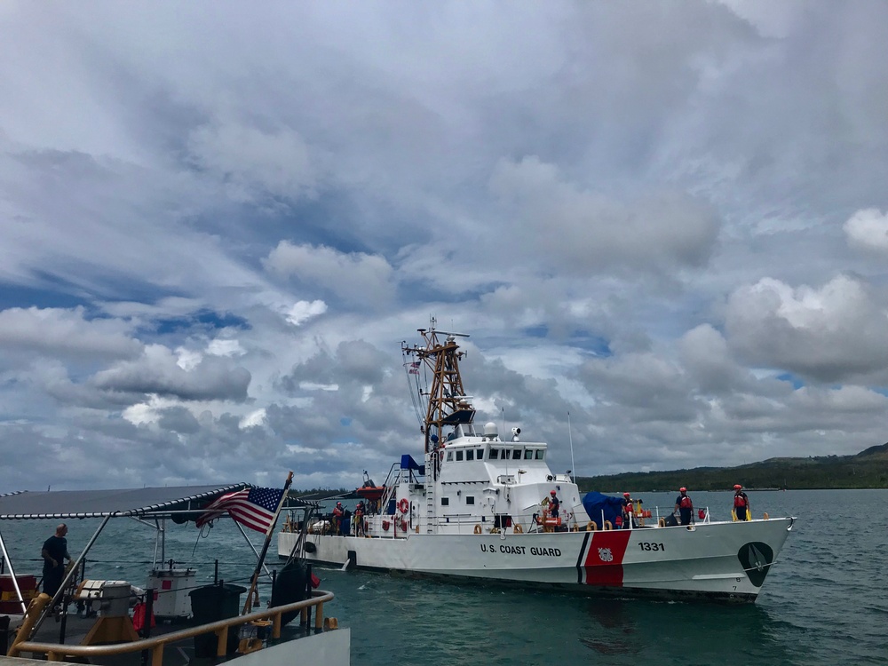 Coast Guard cutters return to Guam following Typhoon Mangkhut