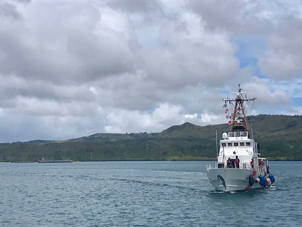 Coast Guard cutters return to Guam following Typhoon Mangkut