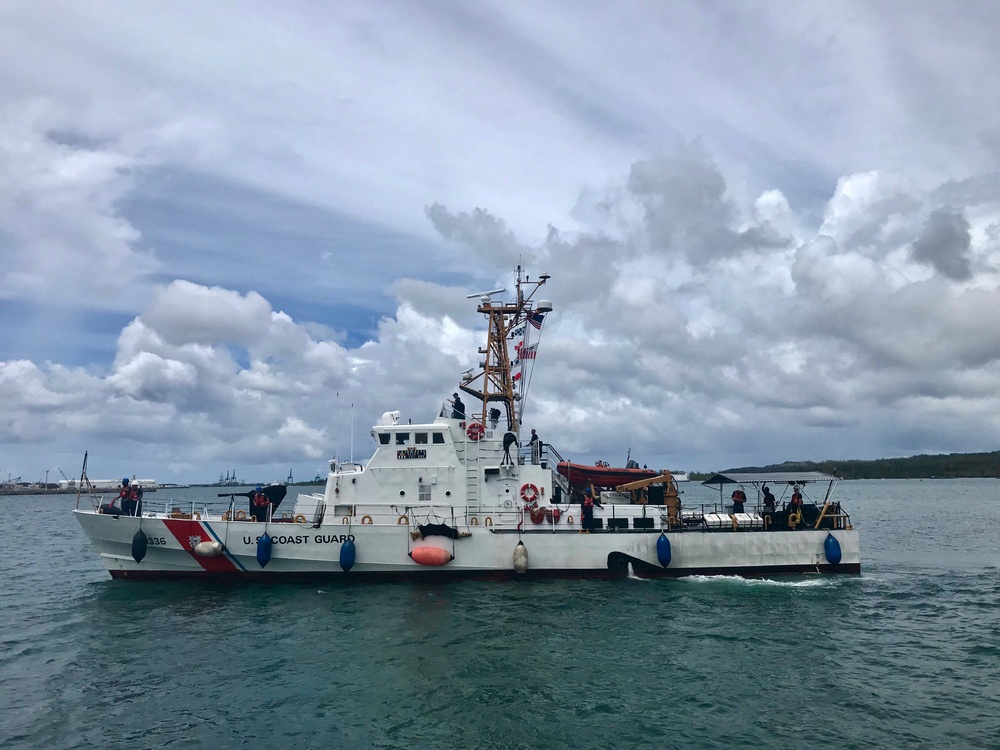 Coast Guard cutters return to Guam following Typhoon Mangkhut