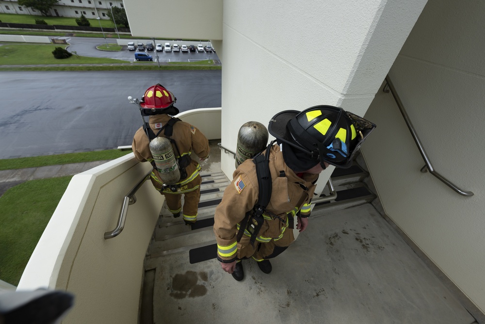 Kadena Firefighters host 9/11 Memorial Stair Climb