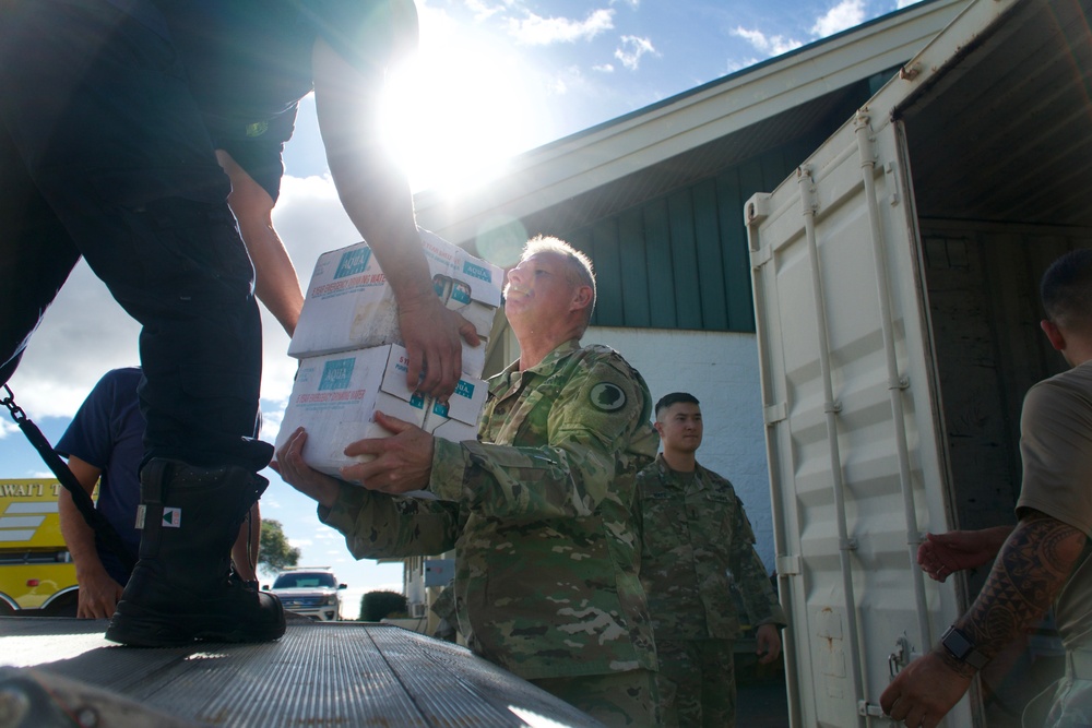 Hawaii National Guard answers the call to provide support during Hurricane Olivia