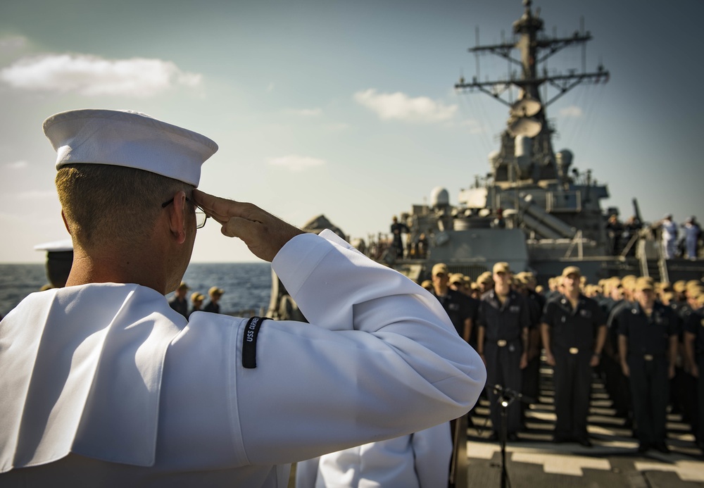 USS Carney (DDG 64) commemorates 9/11