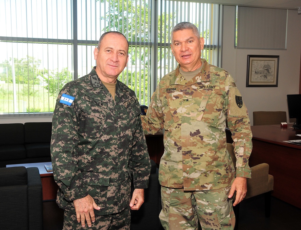 PRNG receives visit from Honduran armed forces