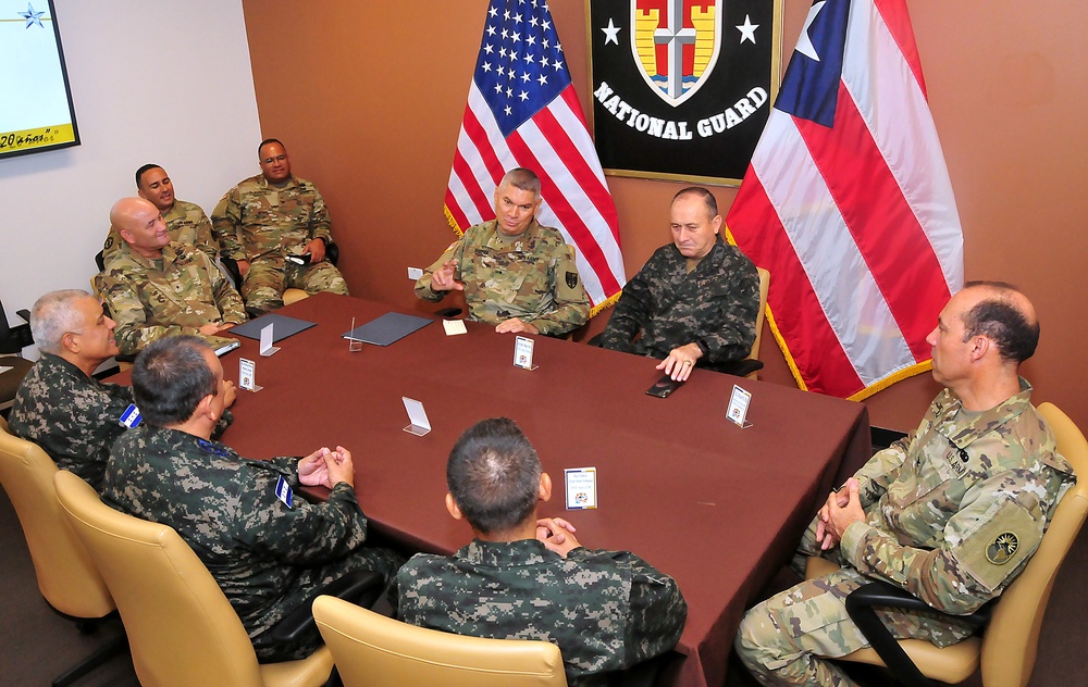 PRNG receives visit from Honduran armed forces