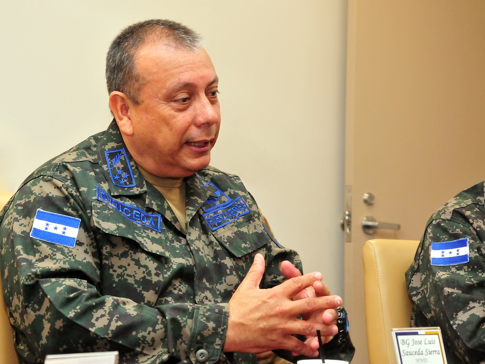 PRNG receives visit from Honduran armed forces
