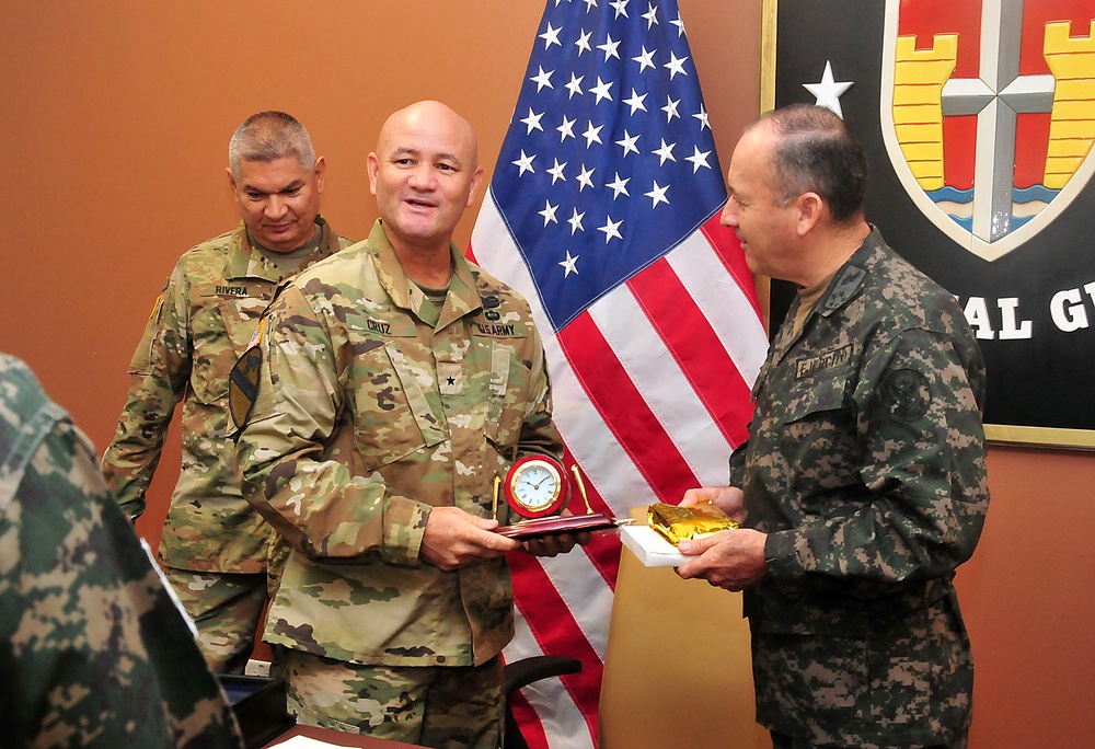 PRNG receives visit from Honduran armed forces