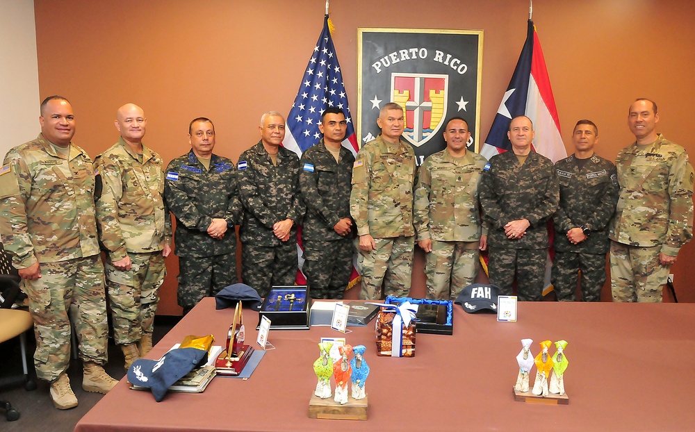 PRNG receives visit from Honduran armed forces