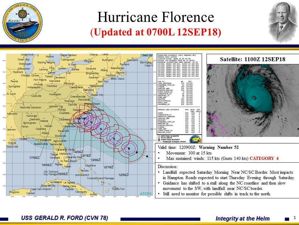 0700 12SEP18 Hurricane Florence Update
