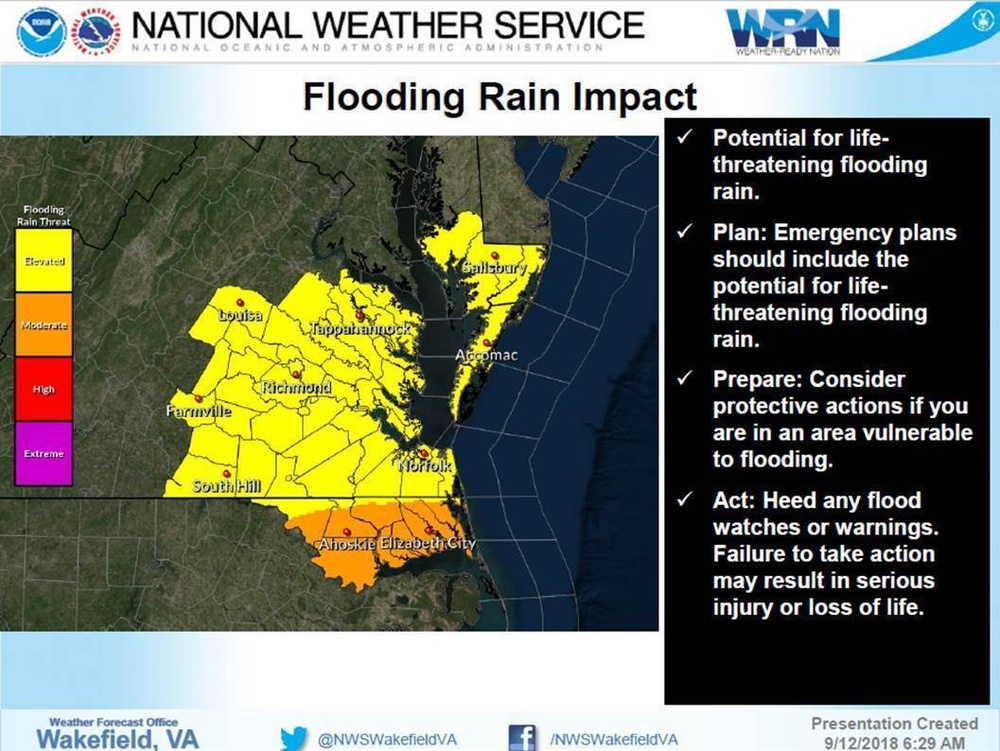 0700 12SEP18 Hurricane Florence Update