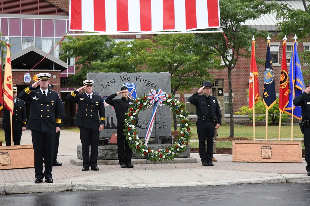 Community members observe 9/11 anniversary during wreath-laying ceremony