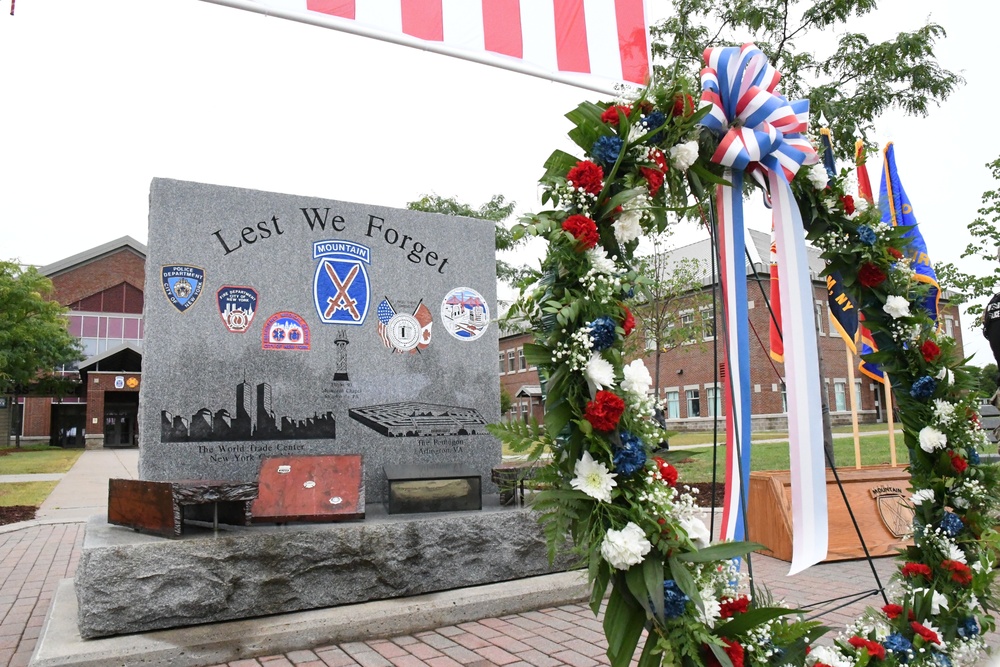 Community members observe 9/11 anniversary during wreath-laying ceremony