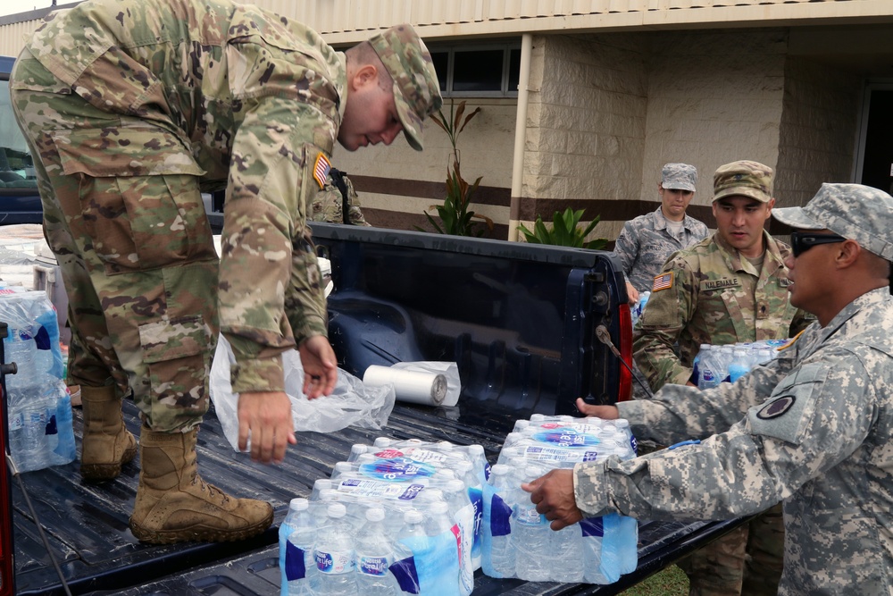 Hawaii National Guard Responds to Hurricane Olivia