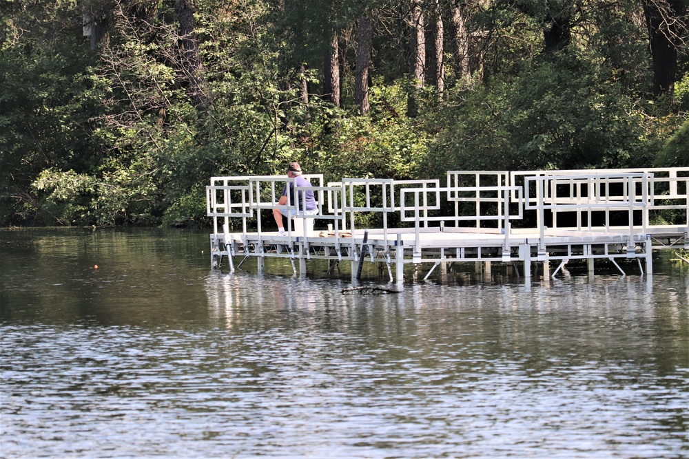 Fishing at Fort McCoy