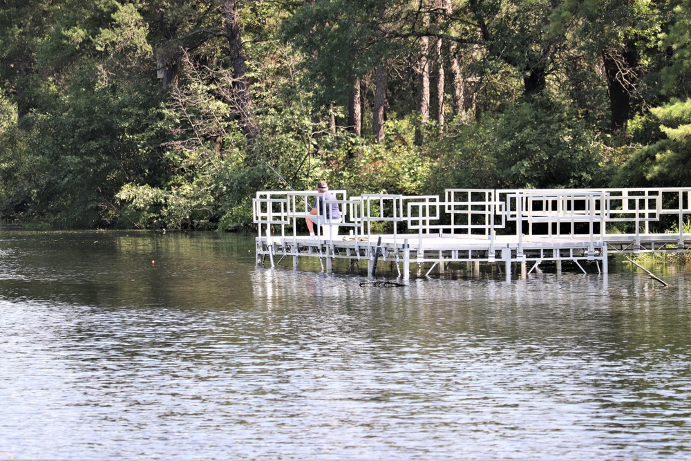 Fishing at Fort McCoy