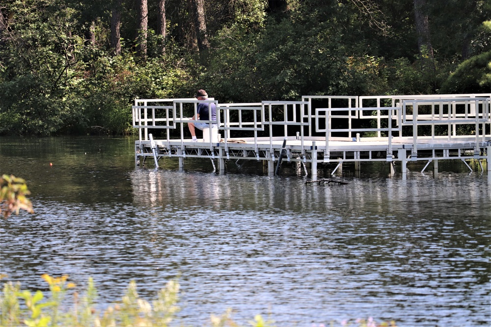 Fishing at Fort McCoy