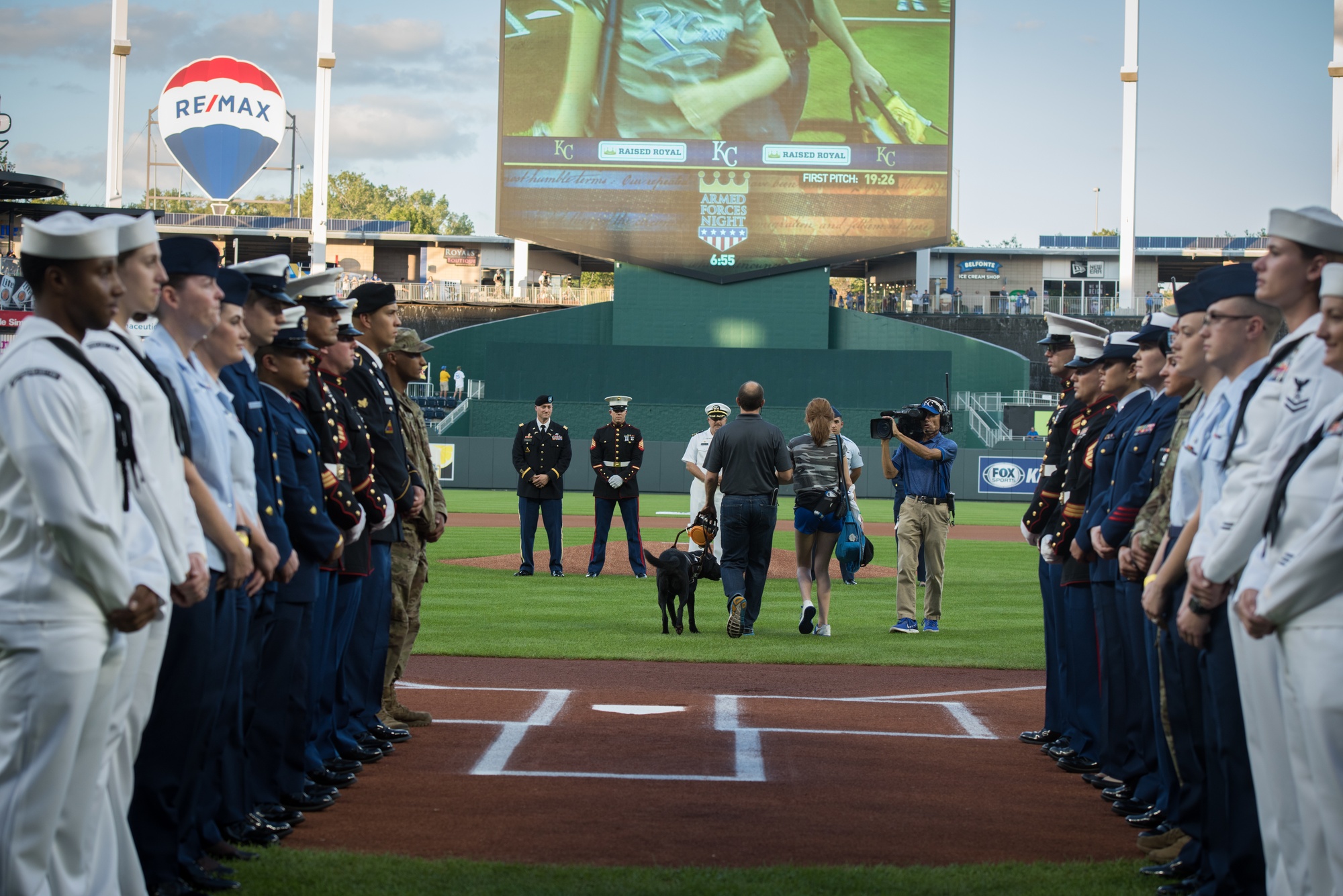 DVIDS Images Kansas City Royals Armed Forces Night 2018 Image