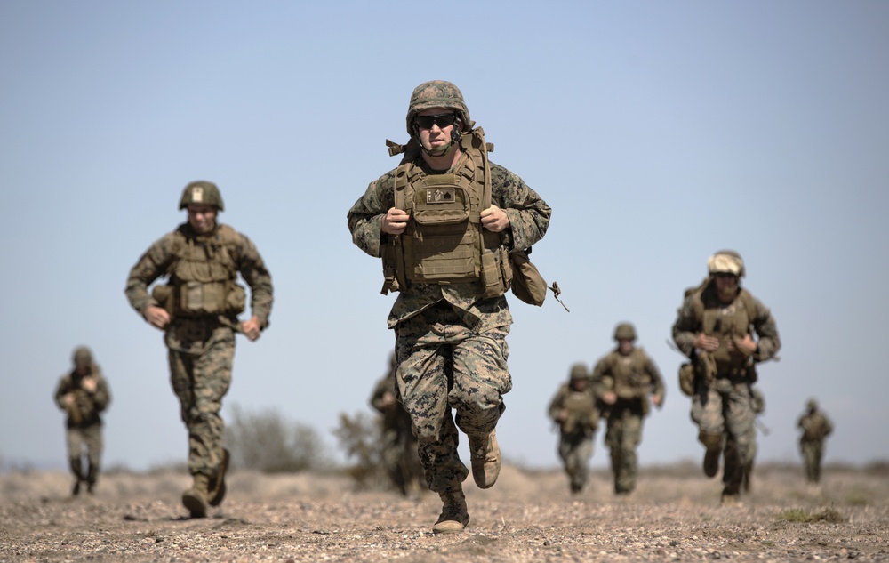 Marine air traffic control mobile team conducts assault landing zone rehearsals