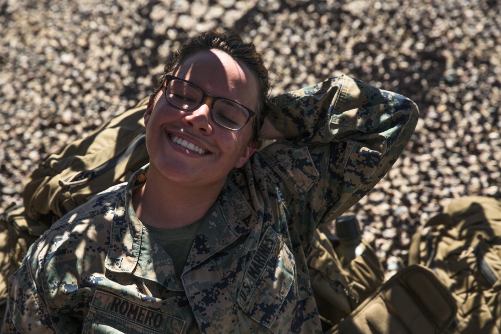 Marine air traffic control mobile team conducts assault landing zone rehearsals