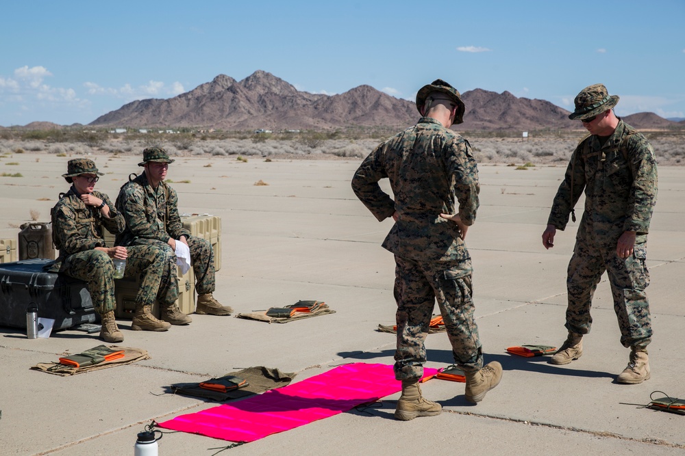 Marine air traffic control mobile team conducts assault landing zone rehearsals