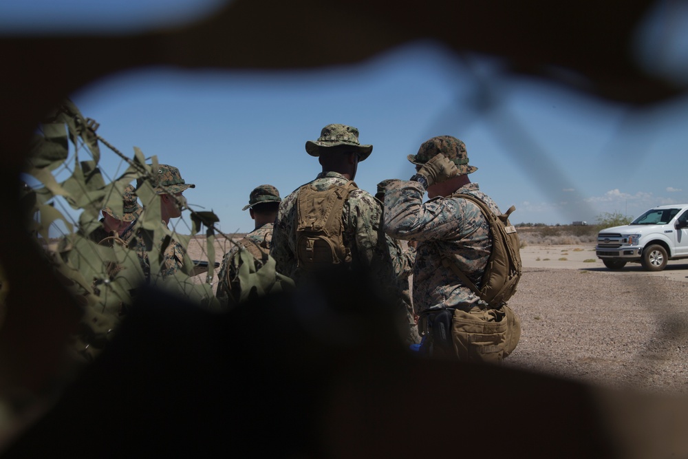 U.S. Marine Air Traffic Control Mobile Team Conduct Assault Landing Zone Rehearsals