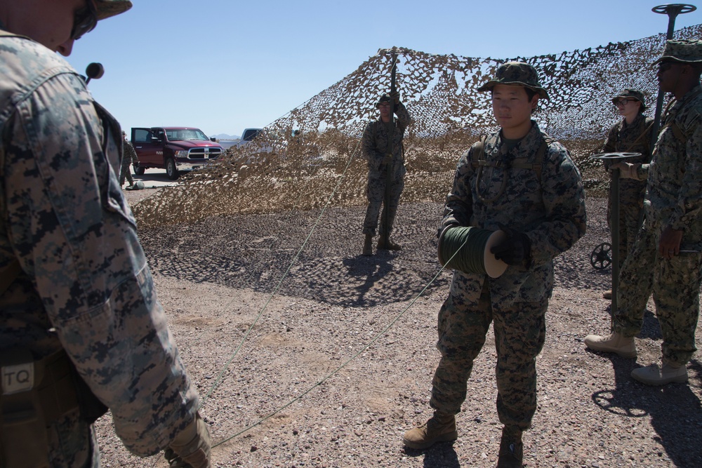 U.S. Marine Air Traffic Control Mobile Team Conduct Assault Landing Zone Rehearsals