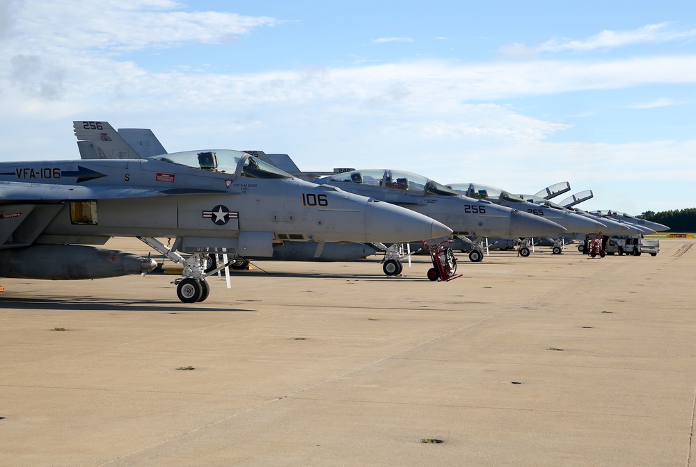 Strike Fighter Squadrons Prepare to Evacuate in Anticipation of Hurricane Florence