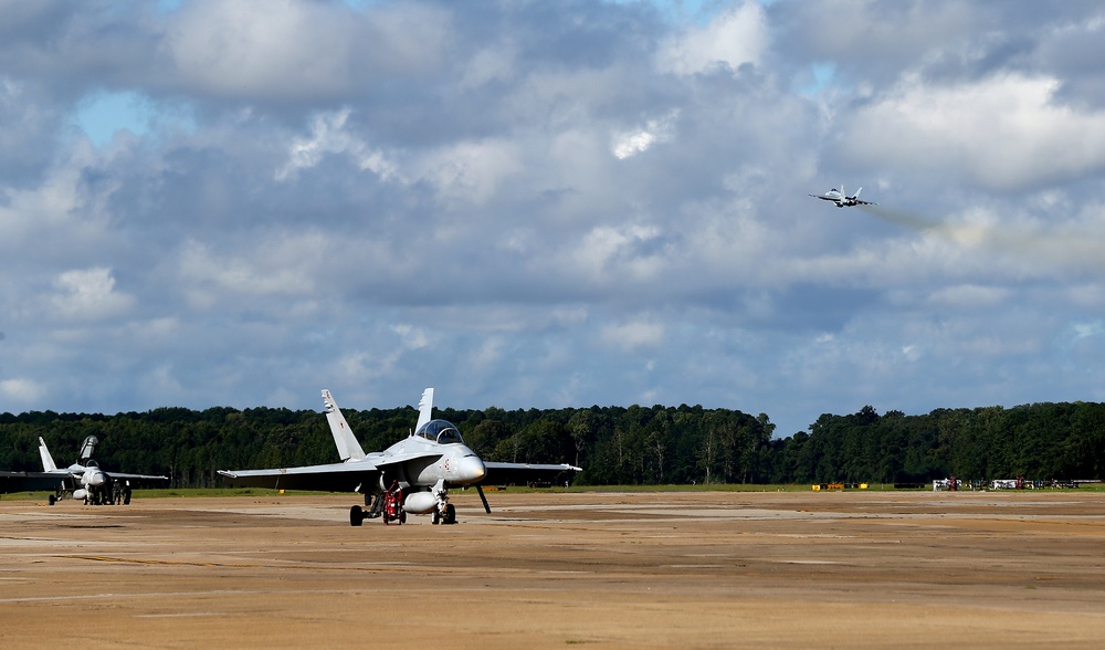 Strike Fighter Squadrons Prepare to Evacuate in Anticipation of Hurricane Florence