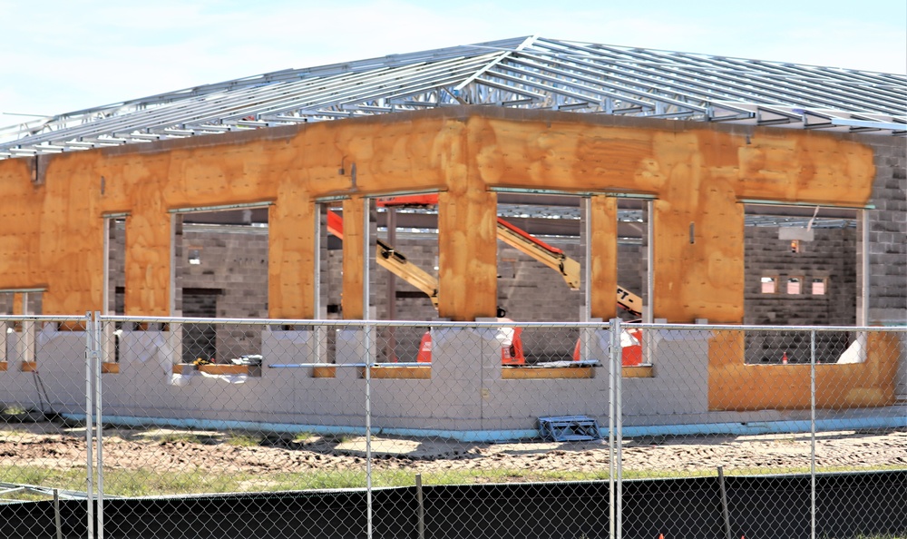 Construction of new $13.5 million dining facility continues at Fort McCoy