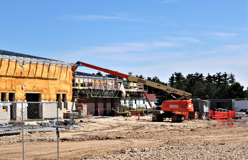 Construction of new $13.5 million dining facility continues at Fort McCoy