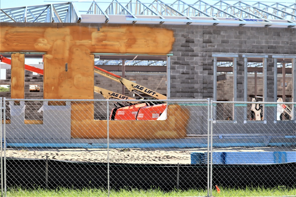 Construction of new $13.5 million dining facility continues at Fort McCoy